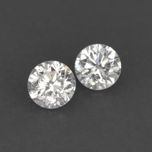 Pedras preciosas de Diamante branco quente natural de 0.02 ct, Corte Redondo, VS