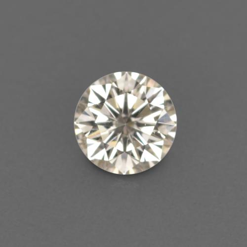 Diamante branco natural 0,09ct, corte redondo, VVS-VS