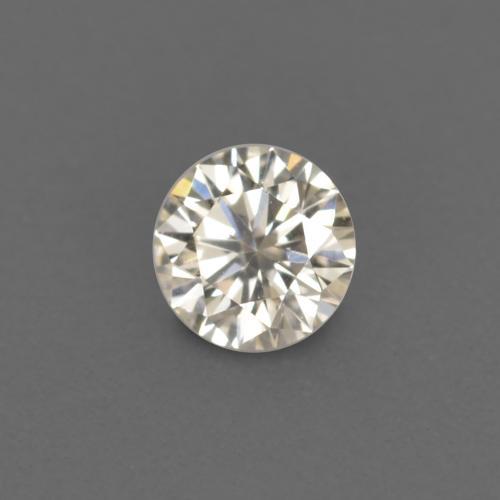 Diamante branco natural 0,09ct, corte redondo, VVS-VS