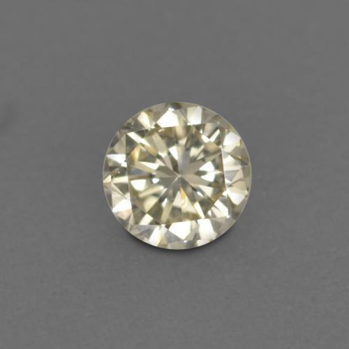 Diamante champanhe Natural 0.08ct, Corte Redondo, VVS-VS