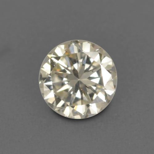 Diamante champanhe Natural 0.13ct, Corte Redondo, VVS-VS