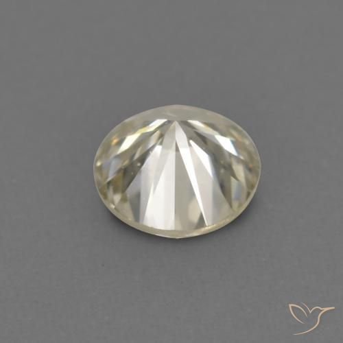 Diamante champanhe Natural 0.14ct, Redondo, VVS-VS