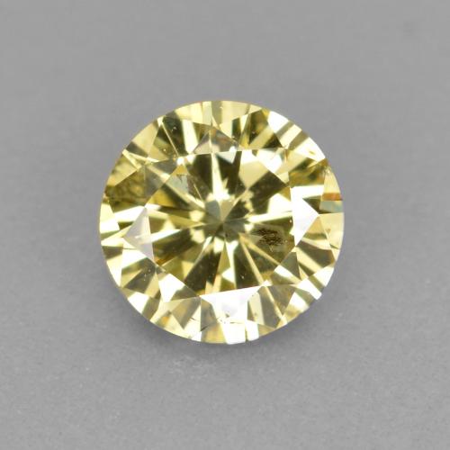 Diamante champanhe Natural 0.33ct, Corte Redondo, VS