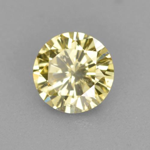 Diamante champanhe Natural 0.33ct, Corte Redondo, VS