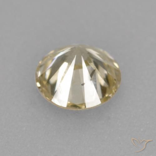 Diamante champanhe Natural 0.23ct, Redondo, VS