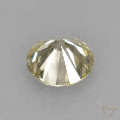 Diamante Conhaque Natural 0.25ct, Redondo, VS