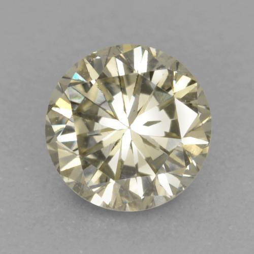 Diamante champanhe Natural 0.21ct, Corte Redondo, VVS-VS