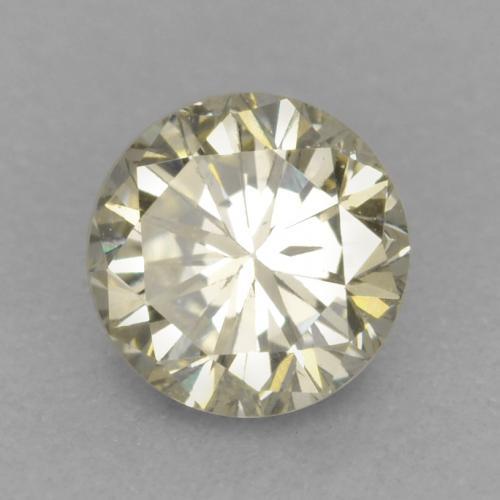 Diamante champanhe Natural 0.21ct, Corte Redondo, VVS-VS