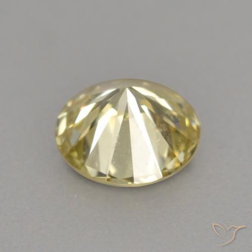 Diamante Marrom dourado Natural 0.33ct, Redondo, SI