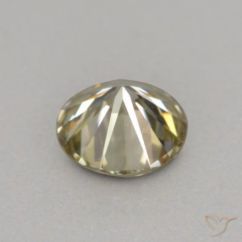Diamante Conhaque Natural 0.23ct, Redondo, VVS-VS