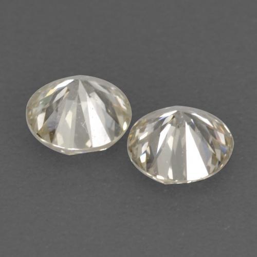 Pedras preciosas de diamante branco natural de 0,24 ct, corte redondo, VVS-VS
