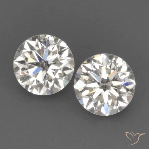 Diamante branco de 0,25 quilates, corte de diamante de 3,1 mm da Índia, Photo A
