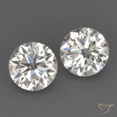 Pedras preciosas de Diamante I natural de 0.25 ct, Redondo, VVS-VS