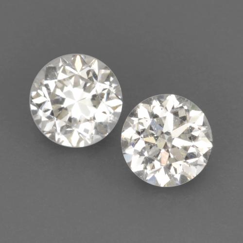 Pedras preciosas de Diamante branco quente natural de 0.20 ct, Corte Redondo, VVS-VS