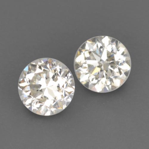 Pedras preciosas de Diamante branco quente natural de 0.20 ct, Corte Redondo, VVS-VS