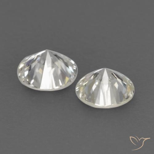 Pedras preciosas de Diamante J natural de 0.18 ct, Redondo, VVS-VS