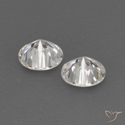 Pedras preciosas de diamante h natural de 0,14 ct, corte redondo, VVS-VS