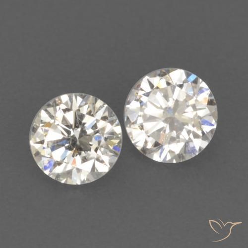 Pedras preciosas de Diamante I natural de 0.15 ct, Redondo, VVS-VS