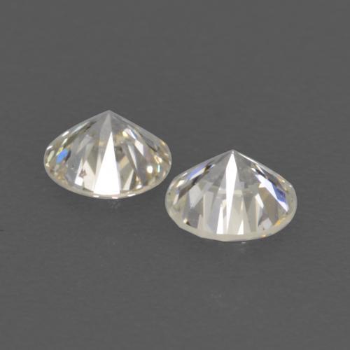 Pedras preciosas de diamante branco natural de 0,17 ct, corte redondo, VVS-VS