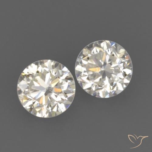 Pedras preciosas de Diamante I natural de 0.20 ct, Redondo, VVS-VS