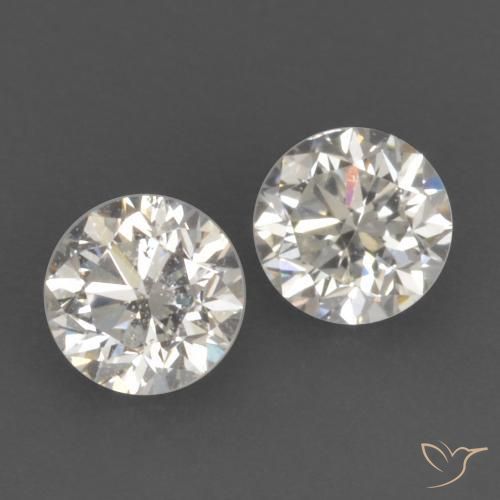 Pedras preciosas de Diamante I natural de 0.20 ct, Redondo, VVS-VS