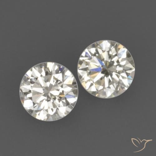 Pedras preciosas de Diamante I natural de 0.16 ct, Redondo, VVS-VS
