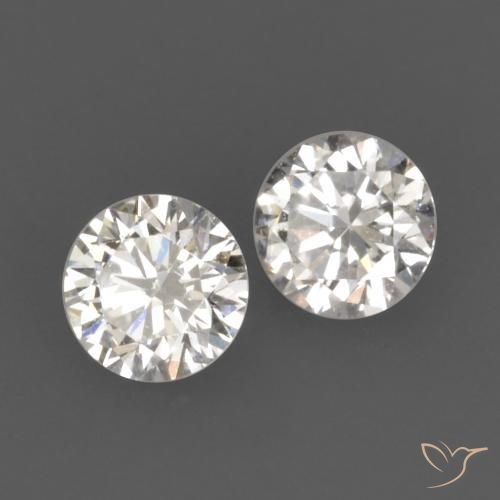 Pedras preciosas de Diamante I natural de 0.16 ct, Redondo, VVS-VS