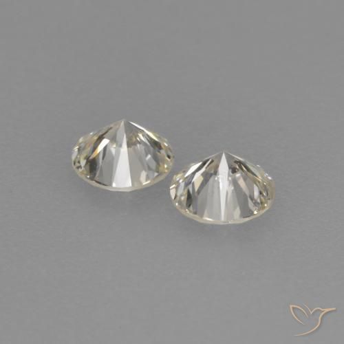 Pedras preciosas de diamante l natural de 0,23 ct, corte redondo, VVS-VS