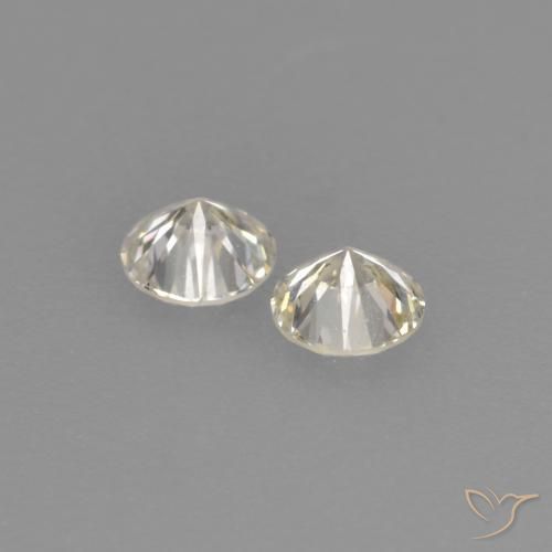 Pedras preciosas de Diamante L natural de 0.18 ct, Redondo, VVS-VS