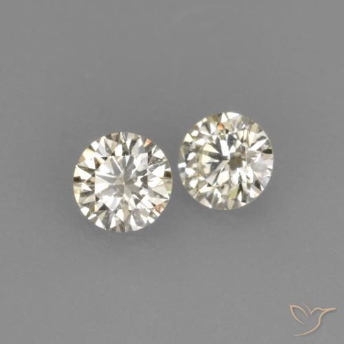 0.17ctw Natural K Diamante, Redondo, VVS-VS