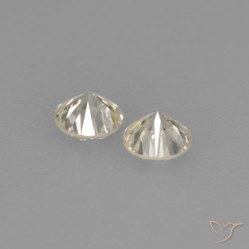 Pedras preciosas de Diamante L natural de 0.17 ct, Redondo, VVS-VS