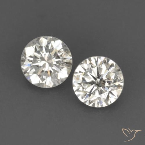 Pedras preciosas de Diamante I natural de 0.15 ct, Redondo, VVS-VS