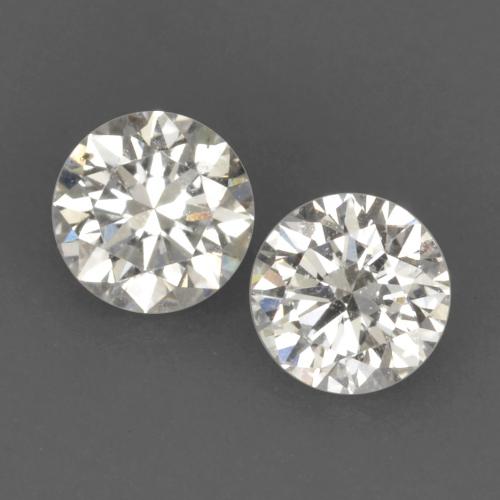 Pedras preciosas de Diamante branco quente natural de 0.21 ct, Corte Redondo, VVS-VS