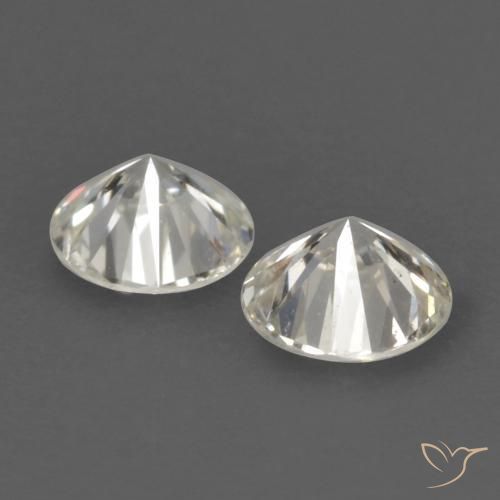 Pedras preciosas de Diamante J natural de 0.22 ct, Redondo, VVS-VS