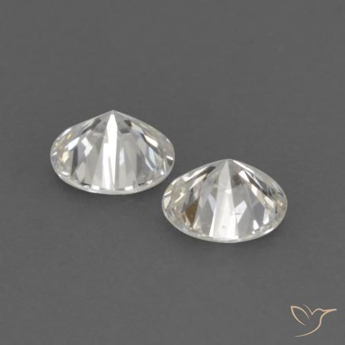 Pedras preciosas de Diamante J natural de 0.15 ct, Redondo, VVS-VS