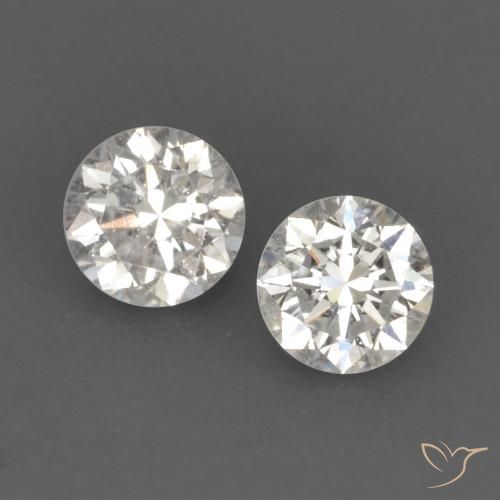Pedras preciosas de Diamante I natural de 0.15 ct, Redondo, VVS-VS
