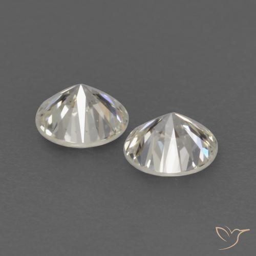 Pedras preciosas de Diamante H natural de 0.17 ct, Redondo, VVS-VS