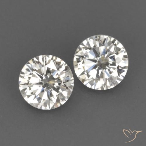 Pedras preciosas de Diamante I natural de 0.17 ct, Redondo, VVS-VS