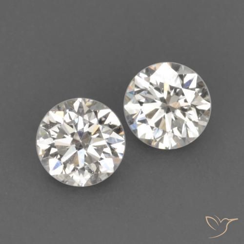 Pedras preciosas de Diamante I natural de 0.15 ct, Redondo, VVS-VS
