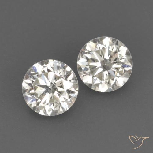 Pedras preciosas de Diamante I natural de 0.17 ct, Redondo, VVS-VS