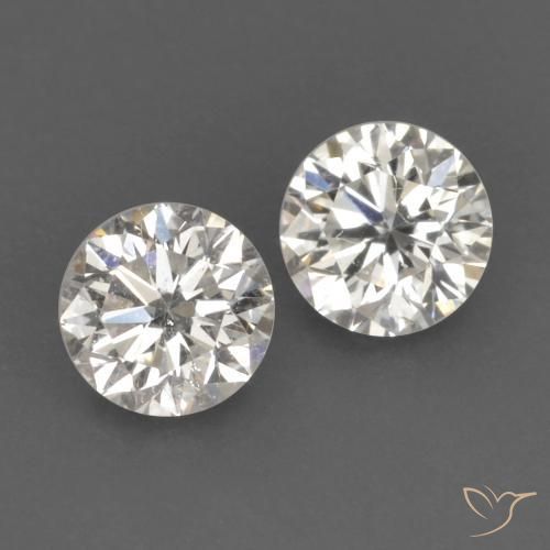 Pedras preciosas de Diamante I natural de 0.18 ct, Redondo, VVS-VS