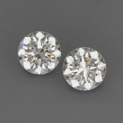 Pedras preciosas de Diamante branco quente natural de 0.13 ct, Corte Redondo, VVS-VS