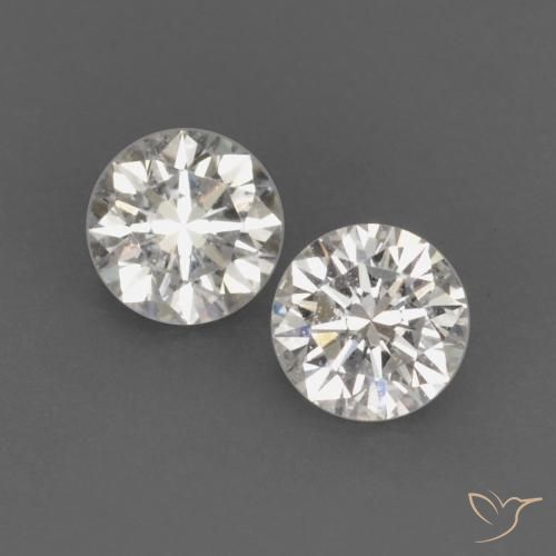 Pedras preciosas de Diamante I natural de 0.14 ct, Redondo, VVS-VS