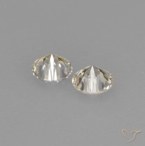 Pedras preciosas de Diamante K natural de 0.18 ct, Redondo, VVS-VS