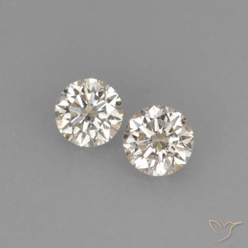 0.16ctw Natural J Diamante, Redondo, VVS-VS