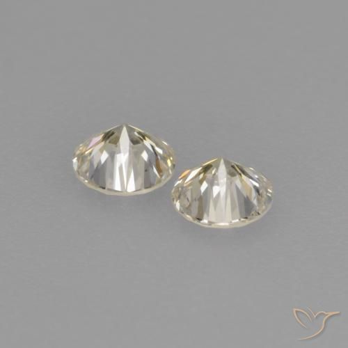 Pedras preciosas de Diamante J natural de 0.20 ct, Redondo, VVS-VS
