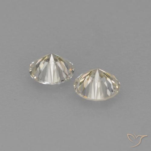 Pedras preciosas de Diamante L natural de 0.20 ct, Redondo, VVS-VS