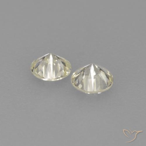 Pedras preciosas de Diamante L natural de 0.19 ct, Redondo, VVS-VS