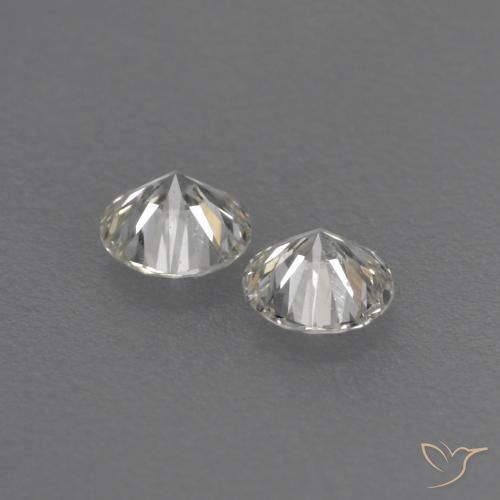 Pedras preciosas de Diamante J natural de 0.14 ct, Redondo, VVS-VS