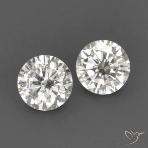 Pedras preciosas de Diamante H natural de 0.14 ct, Redondo, VVS-VS